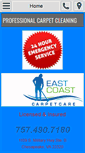 Mobile Screenshot of eastcoastcarpetcare.com
